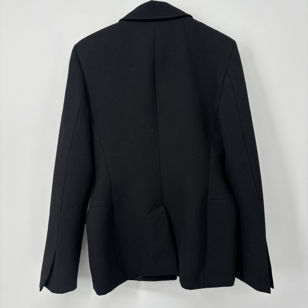 Zara Cinched Waist Blazer Black Women's Size Small New With Tags - Picture 2 of 10